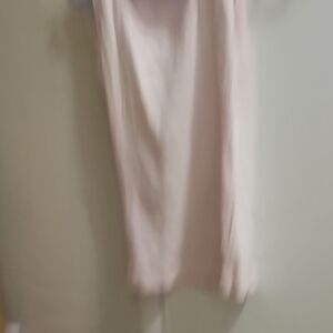 Elegant Cream Midi Shirt.